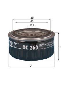 KNECHT FILTER OC 260