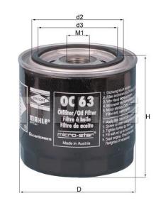 KNECHT FILTER OC 63