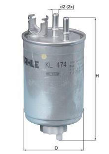 KNECHT FILTER KL 474
