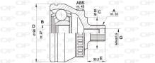 OPEN PARTS CVJ5368.10