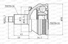 OPEN PARTS CVJ5434.10