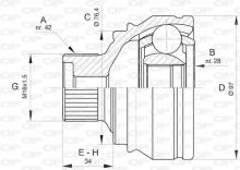 OPEN PARTS CVJ5807.10