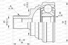 OPEN PARTS CVJ5828.10