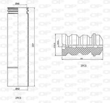 OPEN PARTS DCK5025.04
