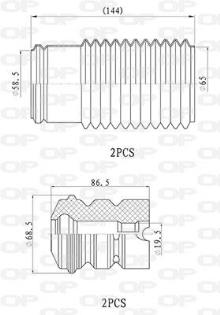 OPEN PARTS DCK5030.04