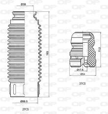 OPEN PARTS DCK5034.04