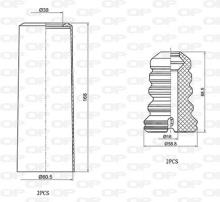 OPEN PARTS DCK5058.04