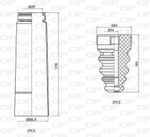 OPEN PARTS DCK5059.04