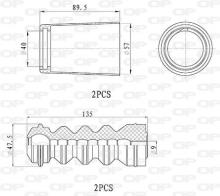 OPEN PARTS DCK5077.04