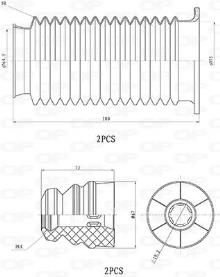 OPEN PARTS DCK5119.04