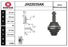 SNRA JH22035AK