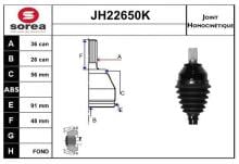 SNRA JH22650K