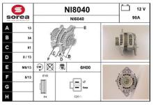 SNRA NI8040
