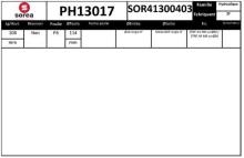 SNRA PH13017