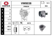 SNRA VW8038