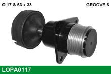 535 0124 10 INA Poulie Débrayable D'alternateur Largeur: 40,2mm