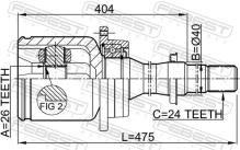 FEBEST 0111-AZT251RH