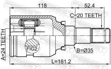FEBEST 0111-ZRE181LH