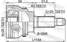 FEBEST 0710-IGN29A43