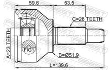 FEBEST 1910-R60