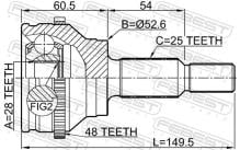 FEBEST 2410-DUSTA48R