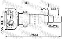 FEBEST 2711-XC60S6RH