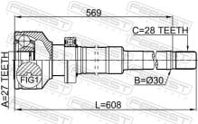 FEBEST 2711-XC90RH