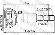 FEBEST 2711-XC90WDRH