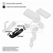 Durite, admission d'air Mini Cooper Cabriolet Clubman Clubvan Roadster