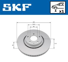 SKF VKBD 81406 V1