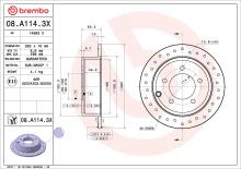 BREMBO 08.A114.3X