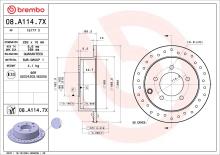 BREMBO 08.A114.7X