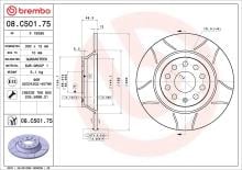 BREMBO 08.C501.75