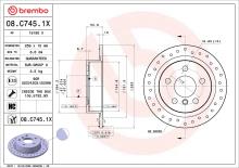 BREMBO 08.C745.1X