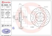 BREMBO 08.D224.1X