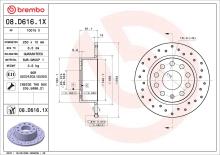BREMBO 08.D616.1X
