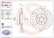 BREMBO 08.D883.1X
