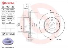 BREMBO 09.7421.81
