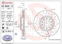 BREMBO 09.B635.1X