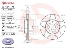 BREMBO 09.C547.75