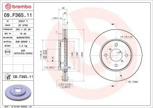 BREMBO 09.F365.11