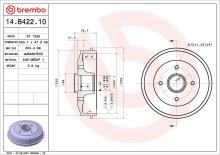BREMBO 14.B422.10