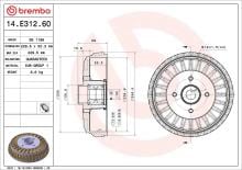 BREMBO 14.E312.60