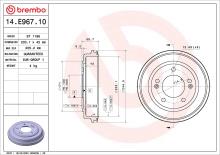 BREMBO 14.E967.10