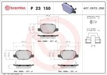 BREMBO P 23 150