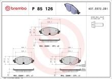 BREMBO P 85 126X