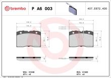 BREMBO P A6 003