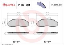 BREMBO P B7 001