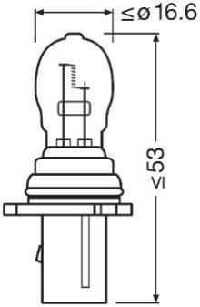 Ampoule OSRAM 1 ✕ H15 ORIGINAL - 64176 au meilleur prix - Oscaro