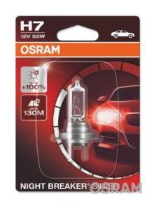 Lámpara, faro de carretera OSRAM H7 NIGHT BREAKER® - 64210NB-HCB - al mejor  precio - Oscaro